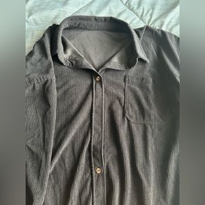 Corduroy over sized shirt
